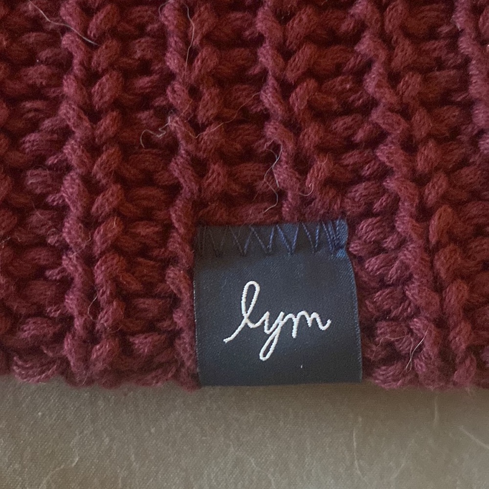 Love Your Melon Burgundy Beanie